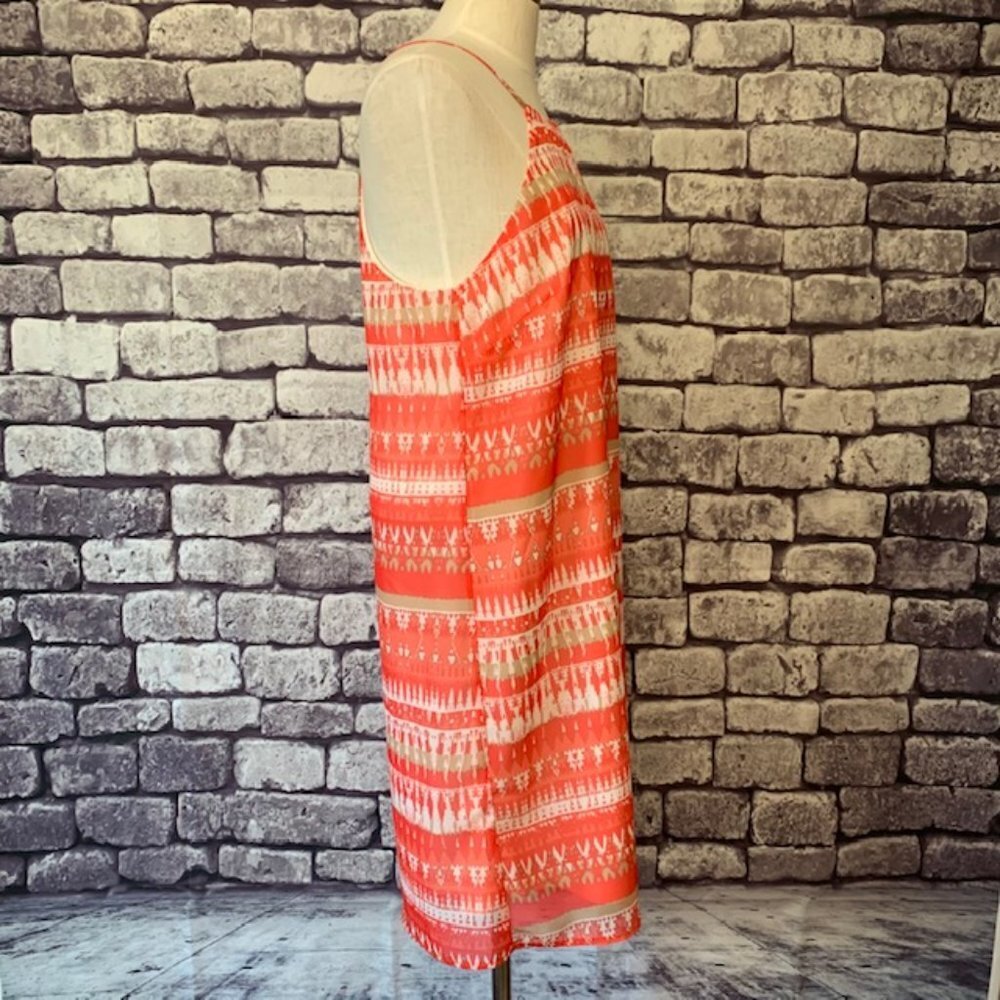 Charming Charlie Orange Sleeveless Dress Size M - Picture 8 of 10